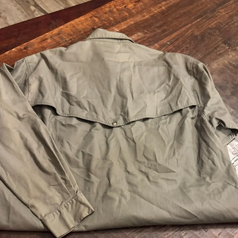Men's XL Lightweight Work Shirt Jacket - Gray